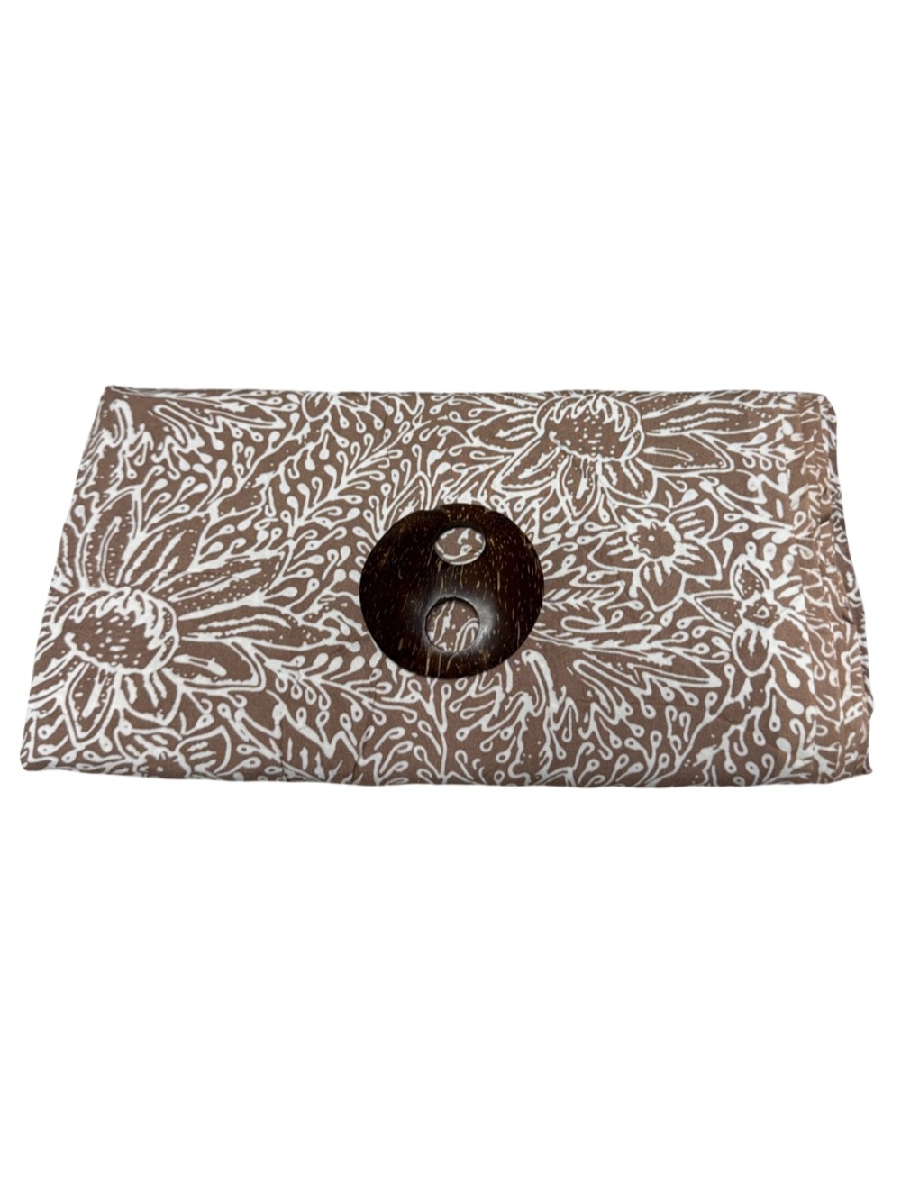 Brown Floral Bali Wrap Sarong NEW - Picture 8 of 9